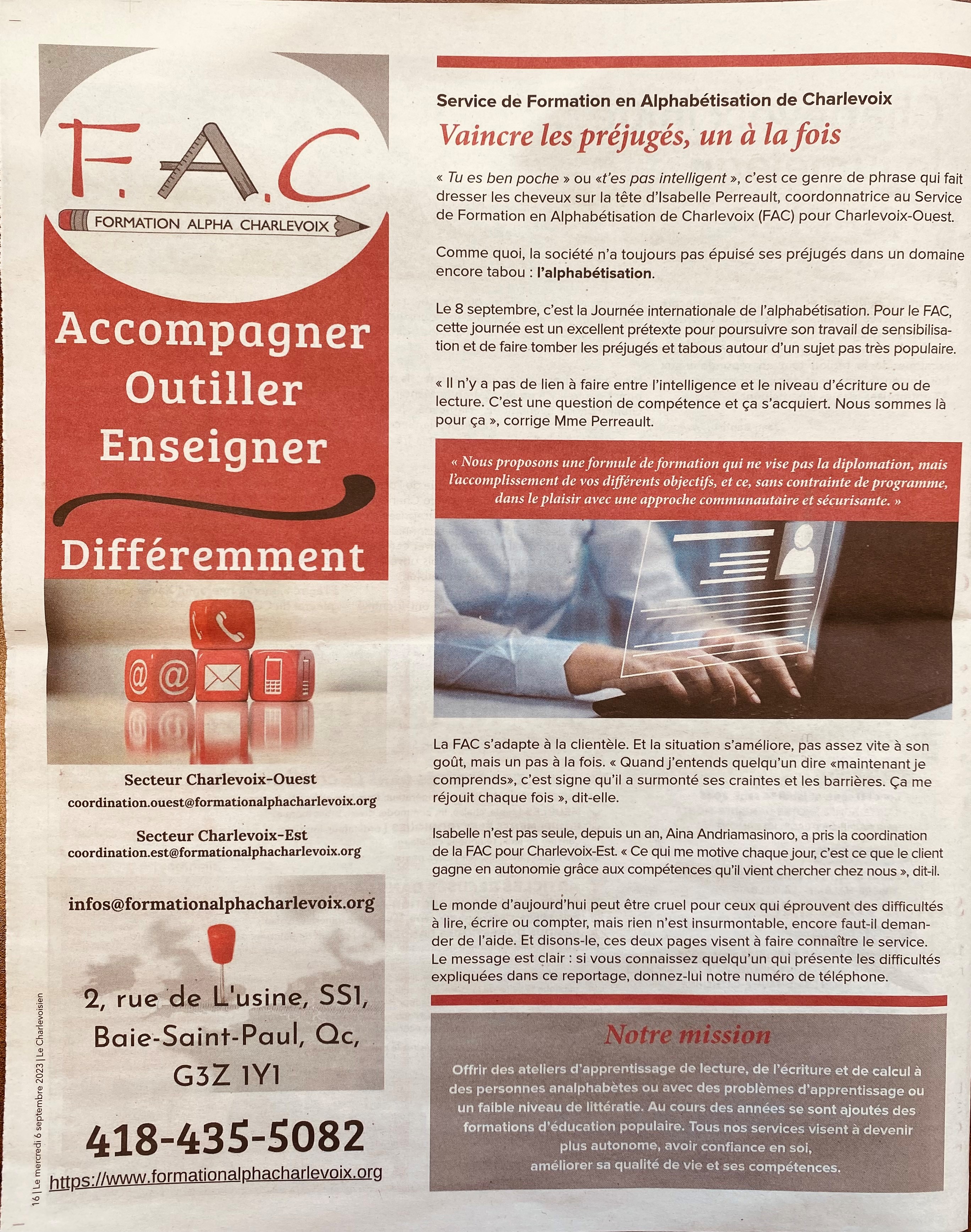 Remise des certificats dans l'Ouest, Juin 2023