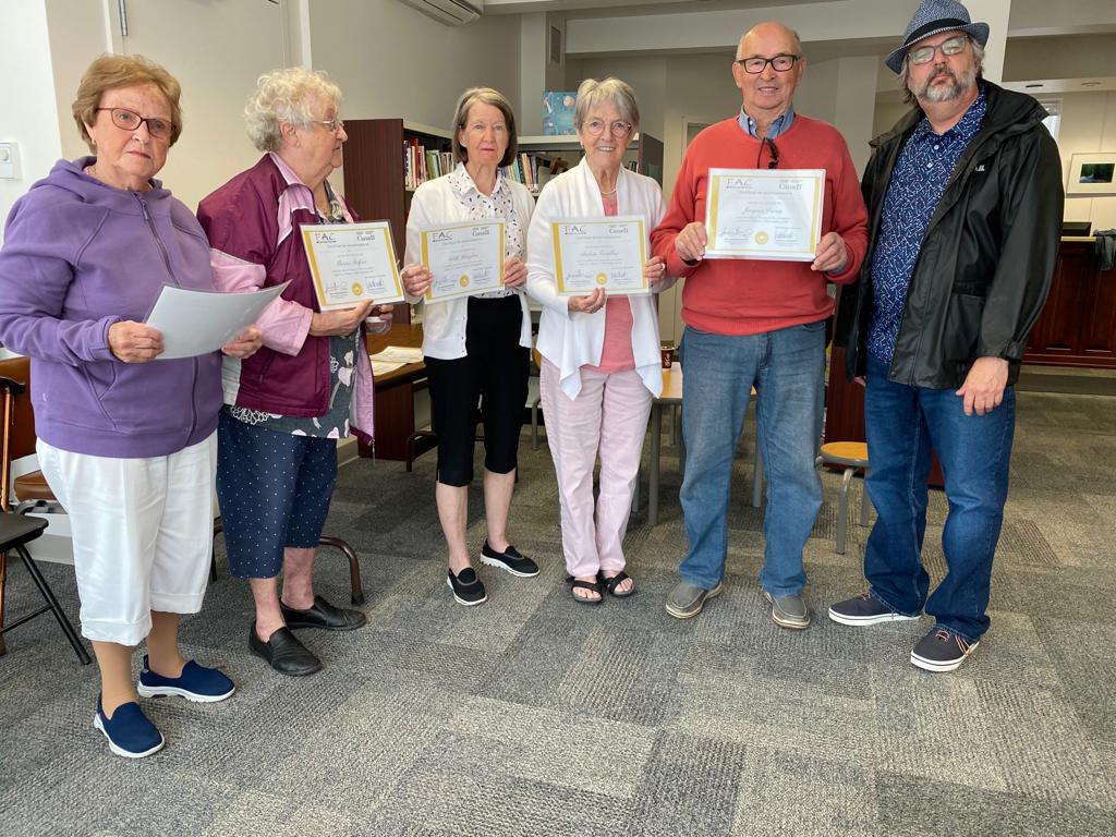 Remise des certificats dans l'Ouest, Juin 2023